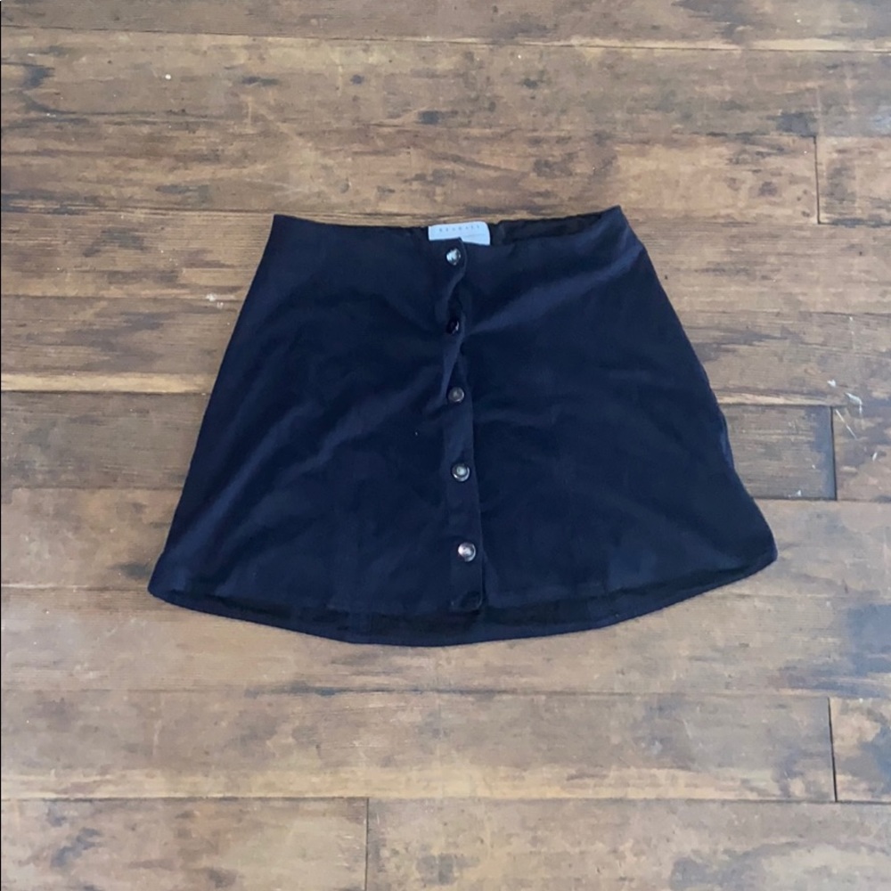 Kendall + Kylie Button Skirt